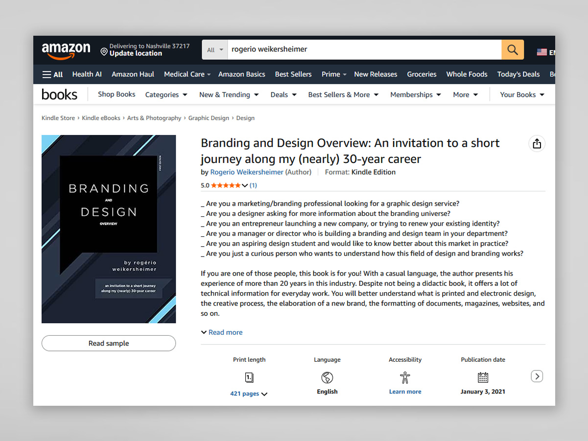 Livro “Branding and Design Overview” — foto 2